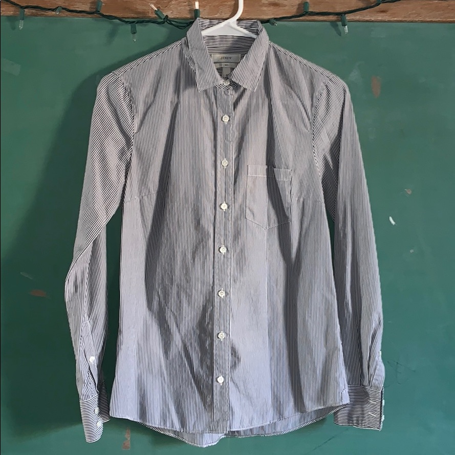J Crew | Striped Button Down